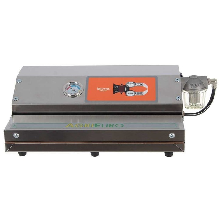 Euro 380 Inox tyhjiöpakkauskone, 150 W, saumaustanko 36,5 cm