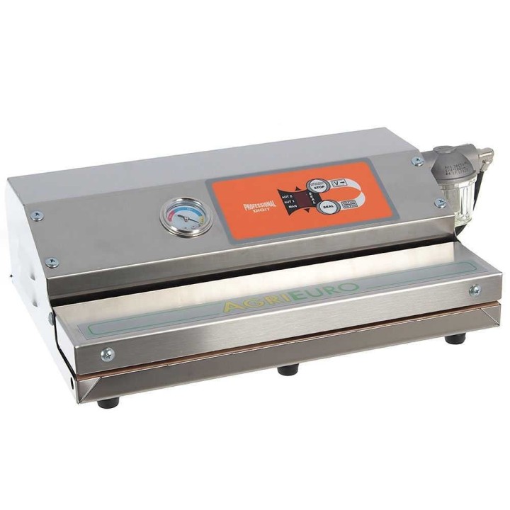 Euro 380 Inox tyhjiöpakkauskone, 150 W, saumaustanko 36,5 cm