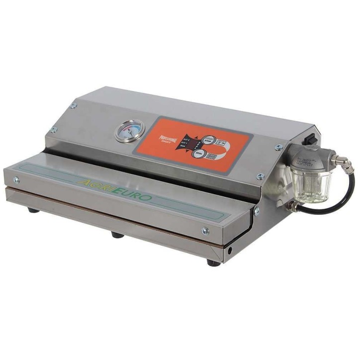 Euro 380 Inox tyhjiöpakkauskone, 150 W, saumaustanko 36,5 cm