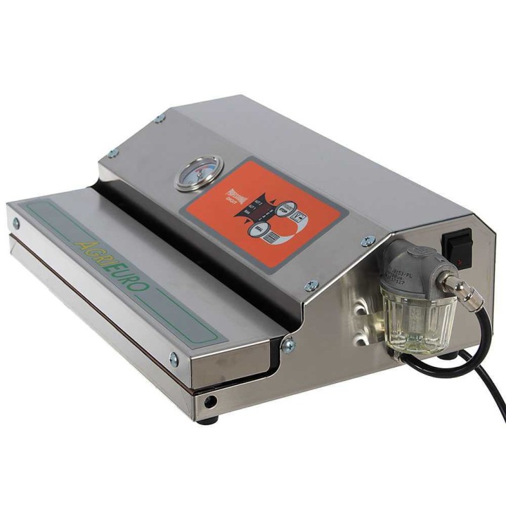 Euro 380 Inox tyhjiöpakkauskone, 150 W, saumaustanko 36,5 cm