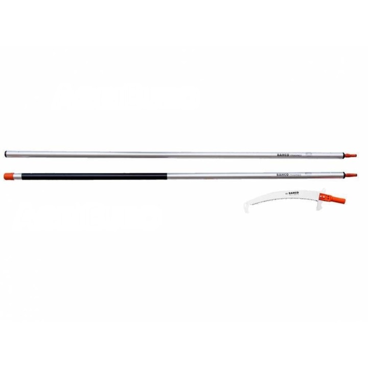 Bahco ASP3740-C45JTC oksasaha jatkovarrellä, 45 cm terä, 187–370 cm