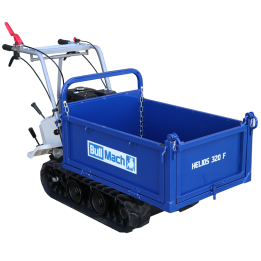 BullMach Helios 320 F telaketjuvetoinen moottorikärry 320 kg 6 5 HP kallistettava kuormatila