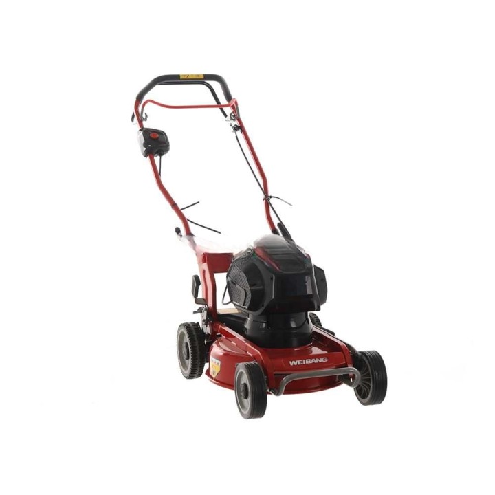 Weibang WB462SEM akkuruohonleikkuri, 120 V, 4 Ah, 46 cm bioleikkuu