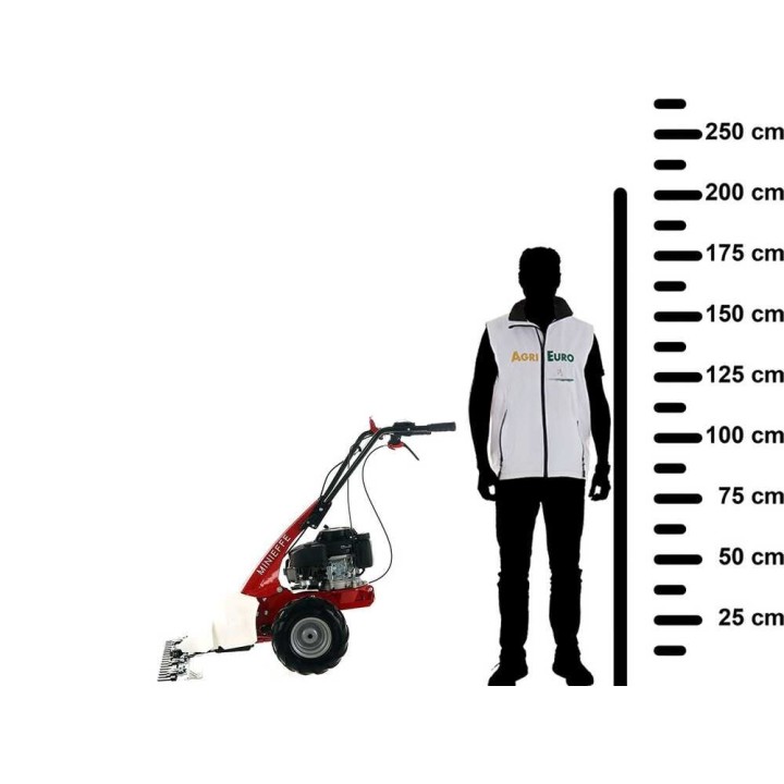 Minieffe monitoiminiittokone, Loncin 196 cm³, 6,5 HP, leikkuuleveys 87 cm