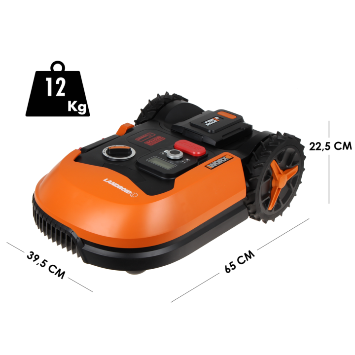 Worx Landroid WR147E.1 robottiruohonleikkuri, 20 V, 4 Ah, 1 000 m²