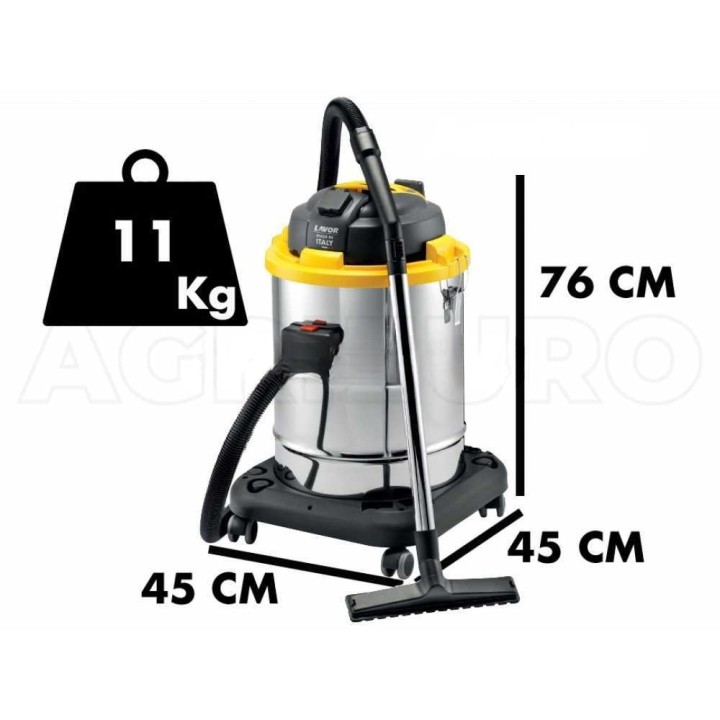 Lavor WTP 50 XE märkä-kuivaimuri, 50 l, 1 600 W, ruostumaton teräs