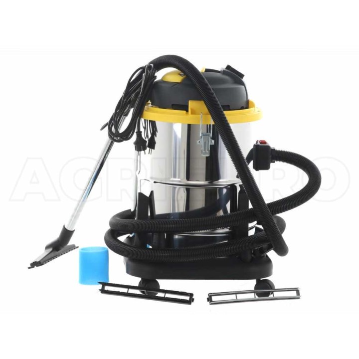 Lavor WTP 50 XE märkä-kuivaimuri, 50 l, 1 600 W, ruostumaton teräs