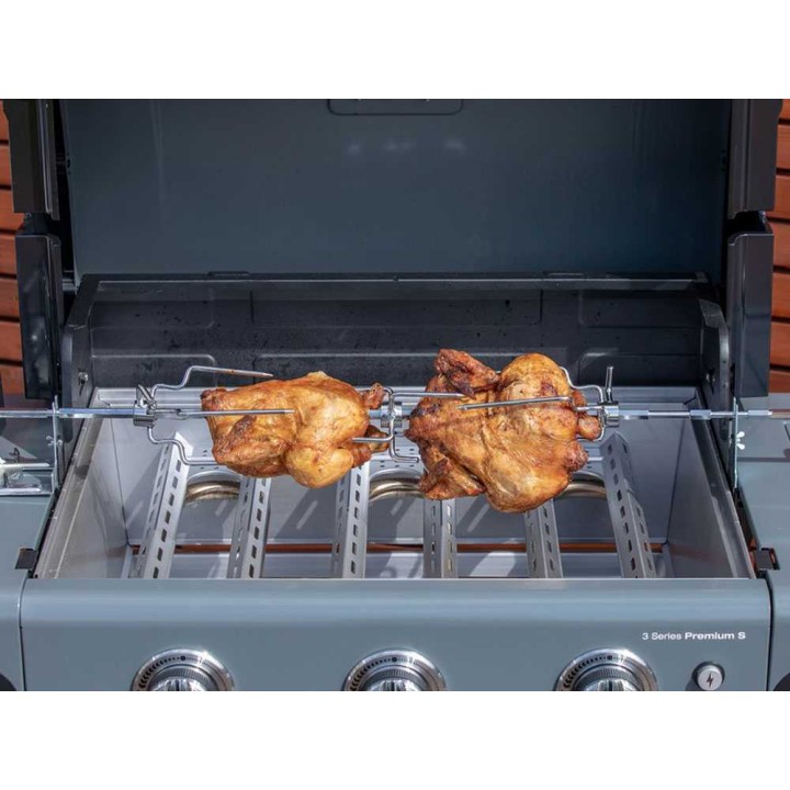 Premium sähköinen grillivarras Campingaz-grilleihin, enintään 3 kg