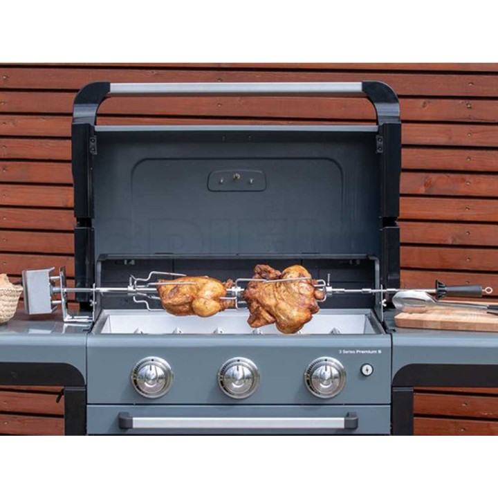 Premium sähköinen grillivarras Campingaz-grilleihin, enintään 3 kg