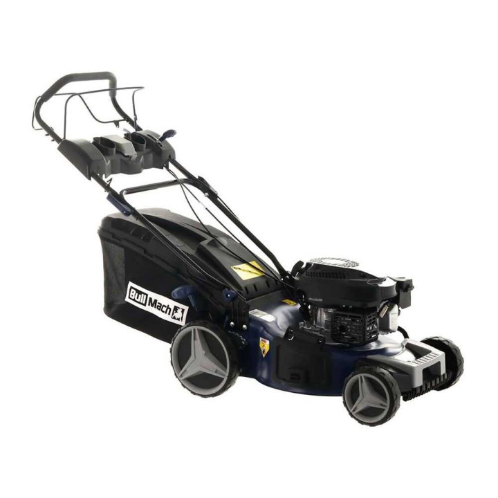 BullMach ECTOR 46 S takavetoinen ruohonleikkuri, 170 cm³, 4 in 1, 46 cm