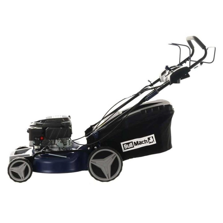 BullMach ECTOR 46 S takavetoinen ruohonleikkuri, 170 cm³, 4 in 1, 46 cm