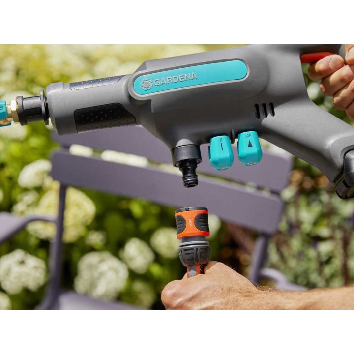 Gardena AcquaClean 24/18V akkukäyttöinen painepesuri, 2,5 Ah, 24 bar