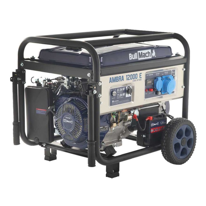 BullMach AMBRA 12000 E bensiinikäyttöinen aggregaatti, 8,5 kW, 230 V