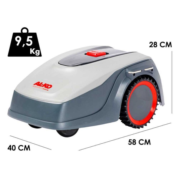 AL-KO Robolinho 500 W robottiruohonleikkuri, 18 V, rajakaapeli, 500 m²