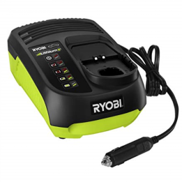 RYOBI 18 V litiumakkujen autolaturi
