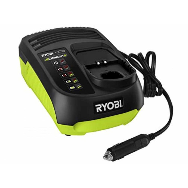 RYOBI 18 V litiumakkujen autolaturi