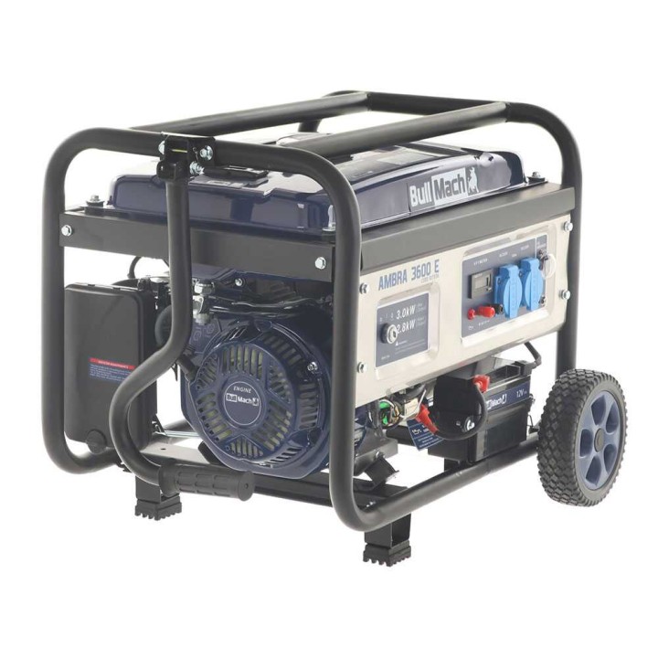 BullMach AMBRA 3600 E bensiinikäyttöinen generaattori, 2,8 kW, 230 V