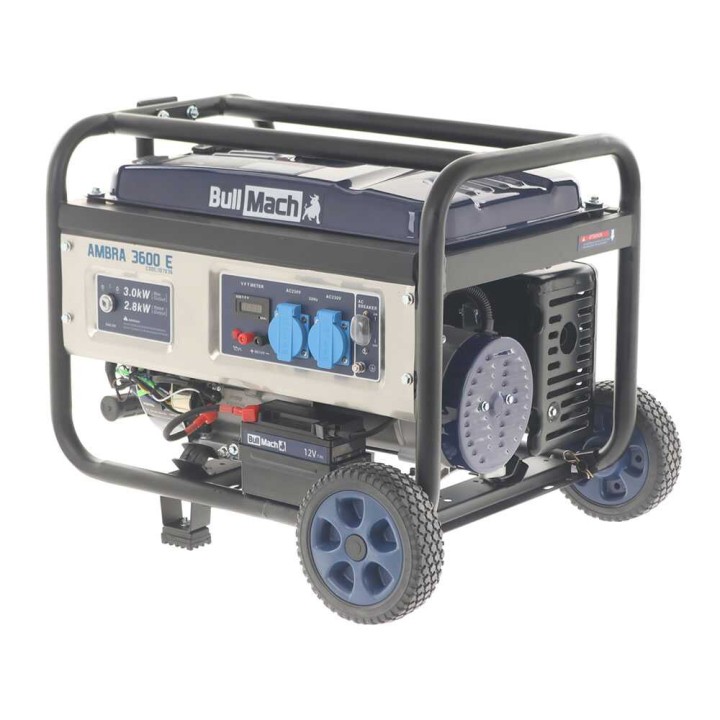 BullMach AMBRA 3600 E bensiinikäyttöinen generaattori, 2,8 kW, 230 V