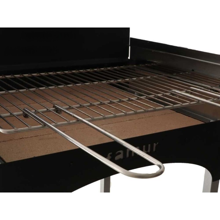 Famur BK 6 ECO puu- ja hiiligrilli, 1 752 cm², 48 × 36,5 cm