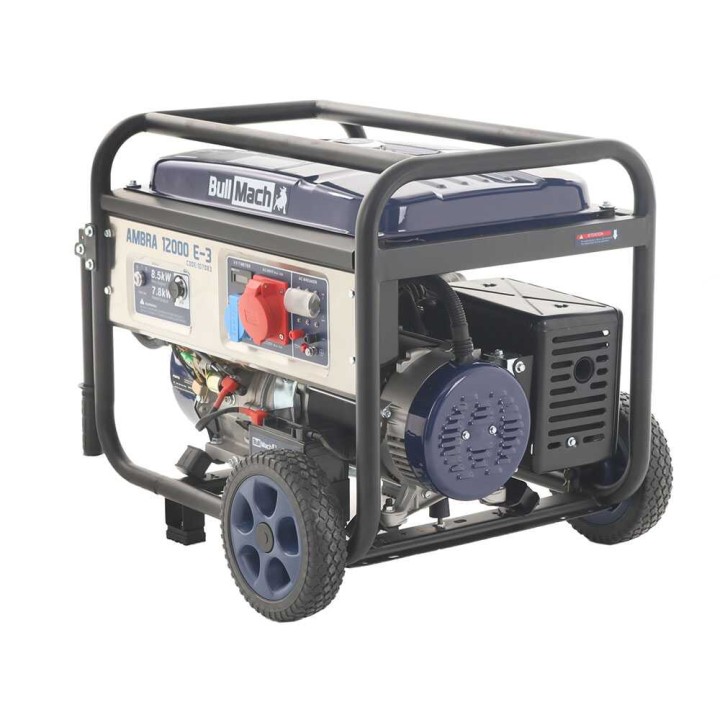 BullMach AMBRA 12000 E-3 kolmivaihegeneraattori, 8,5 kW, AVR, bensiini