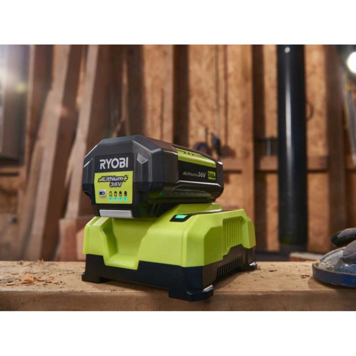 RYOBI 36 V, 6 Ah akkulaturi