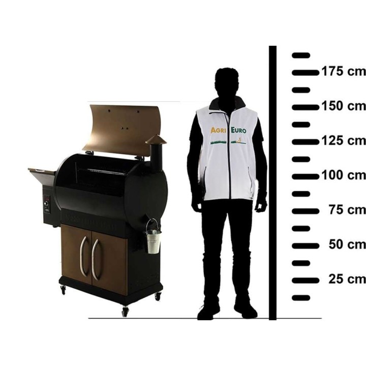 ZGrills ZPG-700D pellettigrilli, 4 477 cm², ruostumaton ritilä