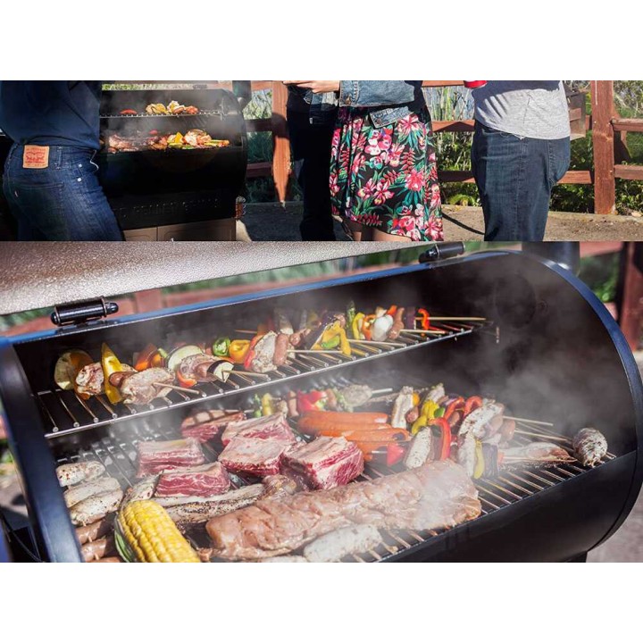 ZGrills ZPG-700D pellettigrilli, 4 477 cm², ruostumaton ritilä