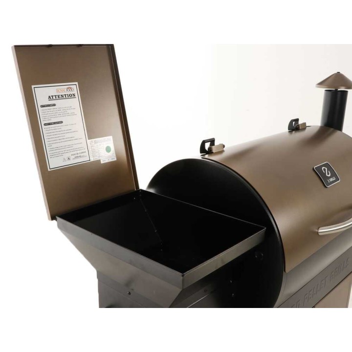 ZGrills ZPG-700D pellettigrilli, 4 477 cm², ruostumaton ritilä