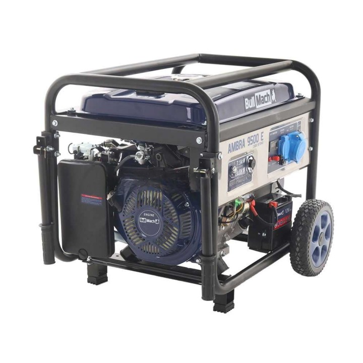 BullMach AMBRA 9500 E bensiinikäyttöinen generaattori, 7,5 kW, 230 V, AVR