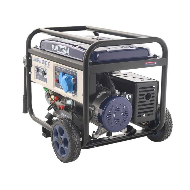 BullMach AMBRA 9500 E bensiinikäyttöinen generaattori, 7,5 kW, 230 V, AVR