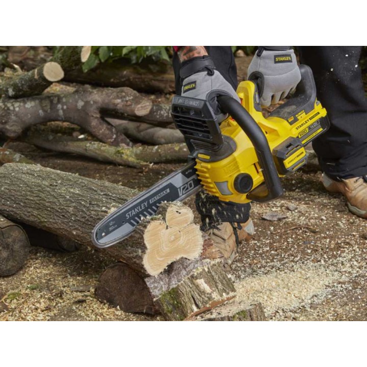 Stanley Fatmax V20 akkumoottorisaha, 18 V, 4 Ah, 30 cm:n laippa