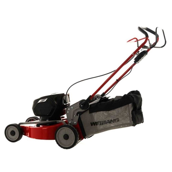 Weibang WB502SE3 akkuruohonleikkuri, 120 V, 4 Ah, 49 cm, takaveto