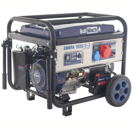 BullMach AMBRA 9500 E 3 kolmivaihegeneraattori 7 kW AVR bensiinikäyttöinen