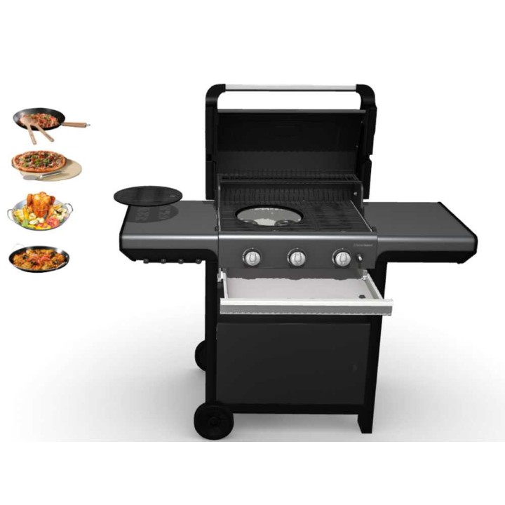 Campingaz 3 Series Select kaasugrilli, 3 poltinta, 10,2 kW, 2 806 cm²