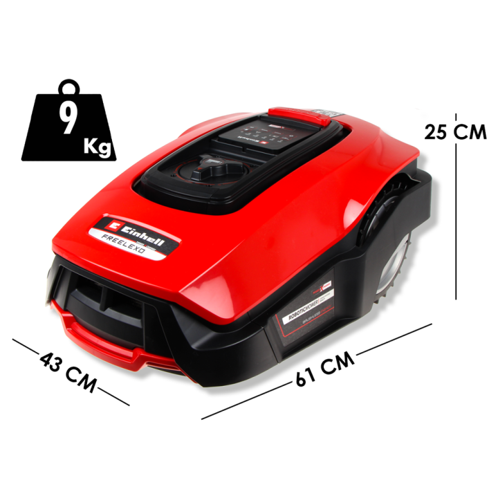 Einhell FREELEXO robottiruohonleikkuri, 18 V 4 Ah, 1 100 m², 18 cm