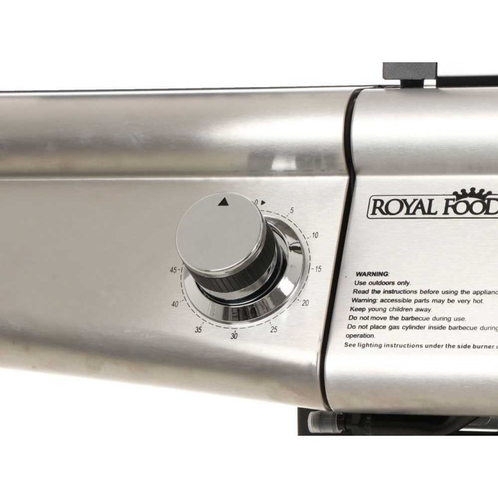 Royal Food RF-GB SS 4+1 DELUX kaasugrilli, 4 poltinta, 14,4 kW
