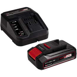 Einhell Power X Change akkusarja 18 V 2 5 Ah akku ja laturi