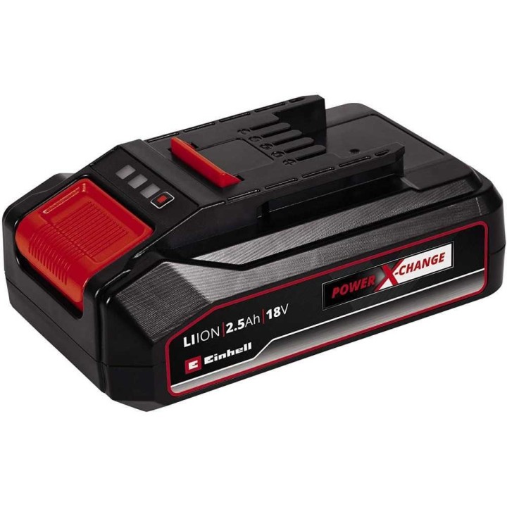 Einhell Power X-Change -akkusarja, 18 V, 2,5 Ah, akku ja laturi