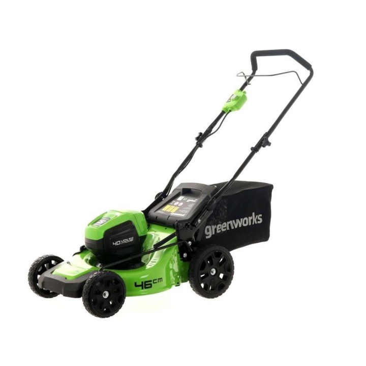 Greenworks GD40LM46HPK4 akkuruohonleikkuri, 40 V, 4 Ah, 46 cm