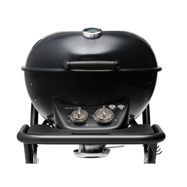 Outdoorchef Ascona 570 G All black -kaasugrilli, 8,5 kW, Ø 57 cm
