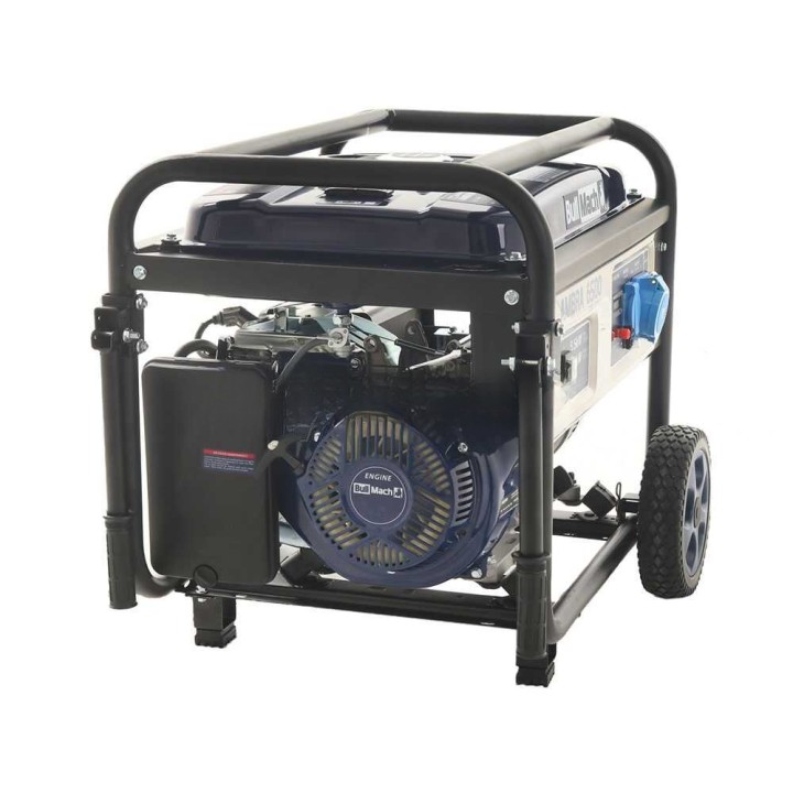 BullMach AMBRA 6500 bensiinikäyttöinen generaattori, 5,5 kW, AVR, 230 V