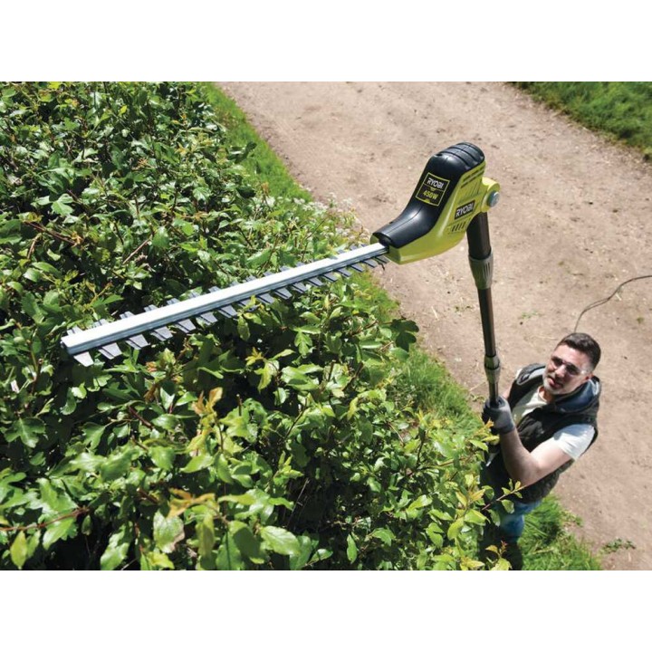Ryobi RPT4545E sähköpensasleikkuri, 450 W, 45 cm:n terä, 270 cm:n varsi