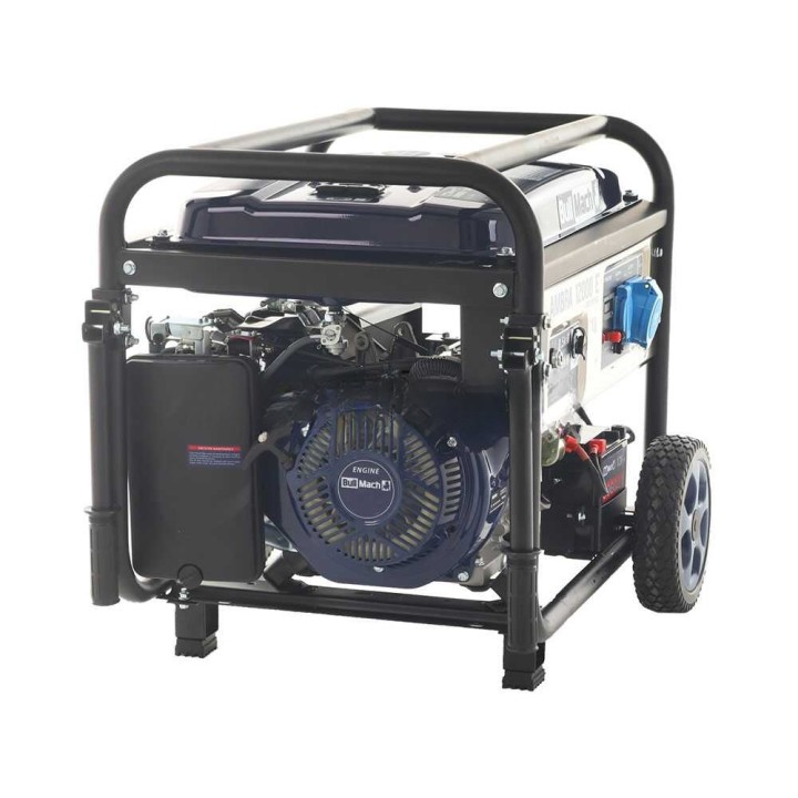 BullMach AMBRA 12000 E bensiinikäyttöinen generaattori, 8,5 kW, AVR, ATS