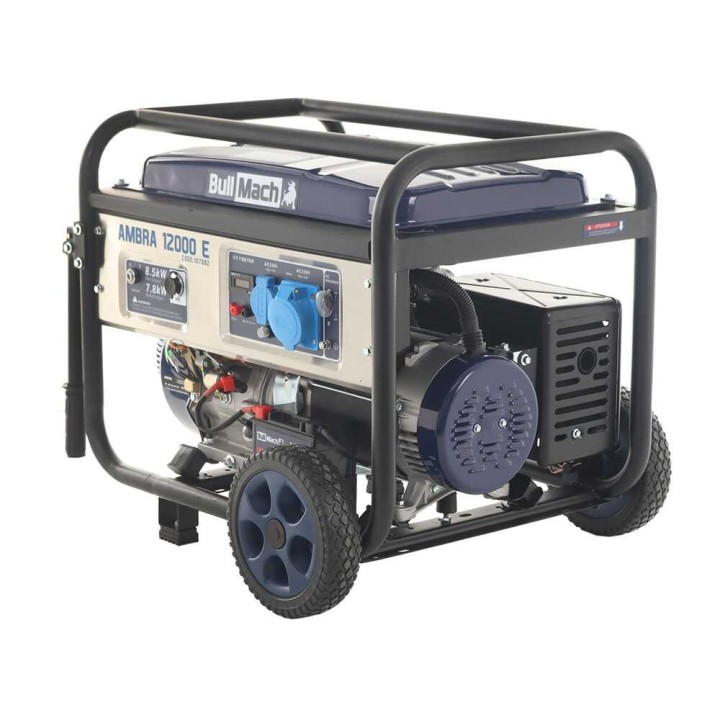 BullMach AMBRA 12000 E bensiinikäyttöinen generaattori, 8,5 kW, AVR, ATS