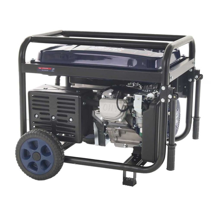 BullMach AMBRA 9500 E bensiinikäyttöinen generaattori, 7,5 kW, AVR, ATS, 230 V