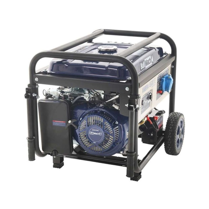 BullMach AMBRA 6500 E bensiinikäyttöinen generaattori, 5,5 kW, AVR, ATS, 230 V