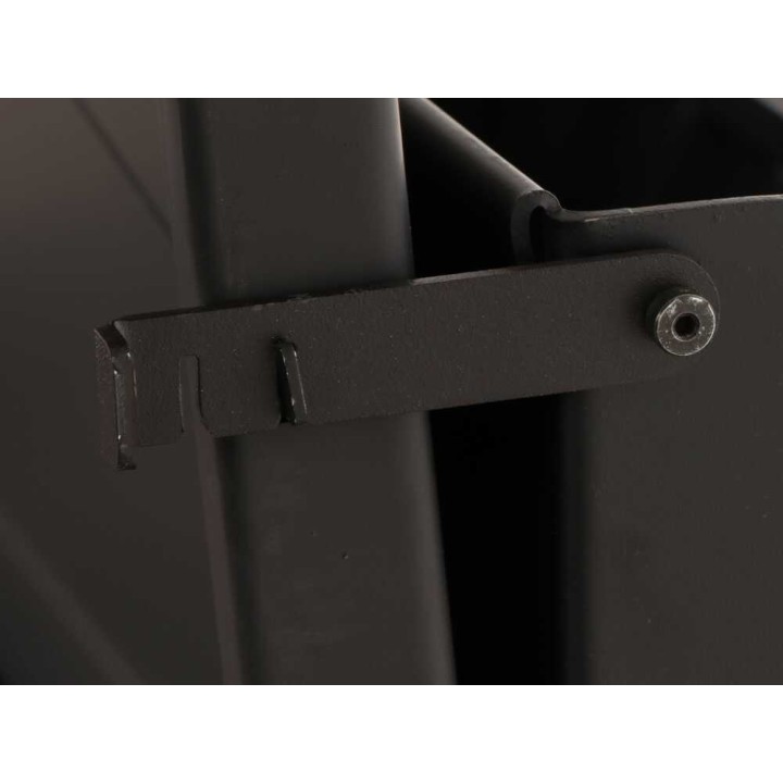 Famur BK 10 Elite puu- ja hiiligrilli, 92 × 58,5 cm, ruostumaton teräs