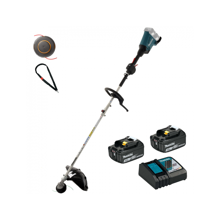 Makita DUX60Z akkukäyttöinen raivaussaha 36 V 2 akkua 18 V 3 Ah