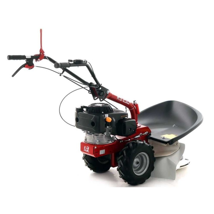 Eurosystems RS210 pyörivä niittokone, Loncin 196 cm³, 64 cm, 6,5 HP