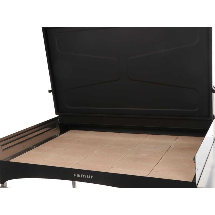 Famur BK 12 Elite puu- ja hiiligrilli, 114 × 66,5 cm